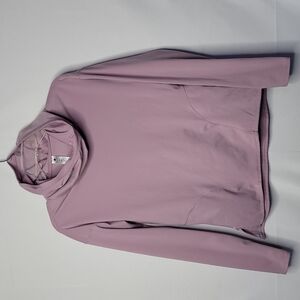 NWOT Yogalicious Lux purple hoodie workout long sleeve sweatshirt sz Small